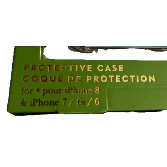 Kate Spade Protective Case for iPhone 8/7/6S/6 Glitter Rose Gold Stripes NIB - Picture 3 of 4